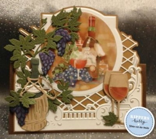 Marianne Design Creatable Tiny's Italian Wine Bottle (LR0479)