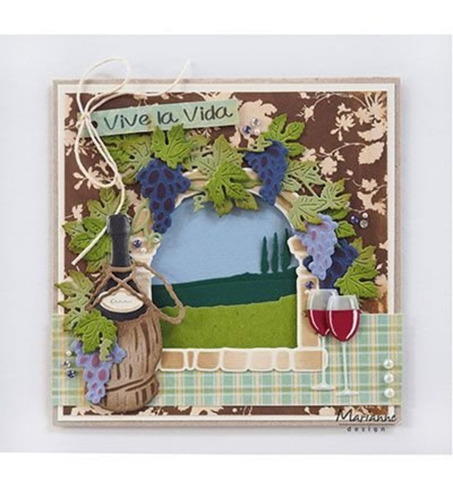 Marianne Design Creatable Tiny's Italian Wine Bottle (LR0479)