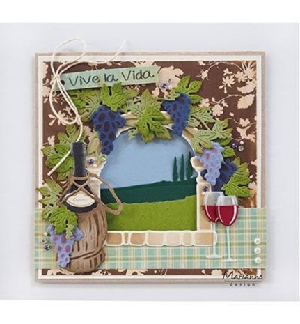 Marianne Design Creatable Tiny's Italian Wine Bottle (LR0479)