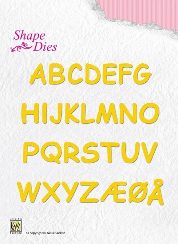 Nellie Snellen Shape Die Alphabet (SD037) Nellie Snellen Shape Die Alphabet (SD037)