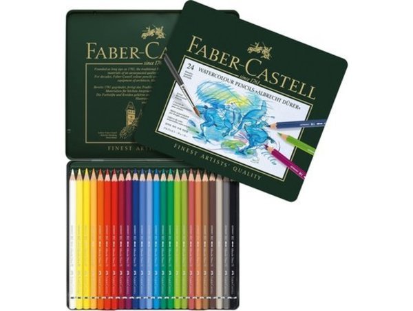 Faber Castell Aquarelpotlood Albrecht Durer Etui à 24 Stuks (FC-117524) Faber Castell Aquarelpotlood Albrecht Durer Etui à 24 Stuks (FC-117524)