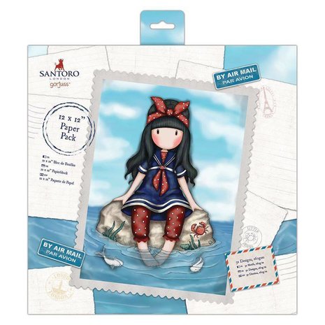 Gorjuss By Air Mail 12x12 Inch Paper Pack (32pk) (GOR 160120)