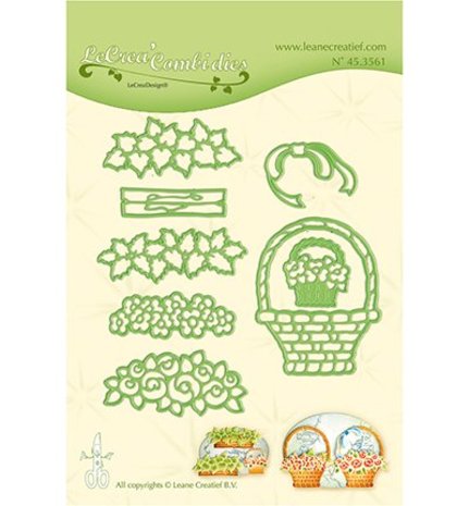 Leane Creatief LeCrea' Combi Dies Flower Basket (45.3561) Leane Creatief LeCrea' Combi Dies Flower Basket (45.3561)