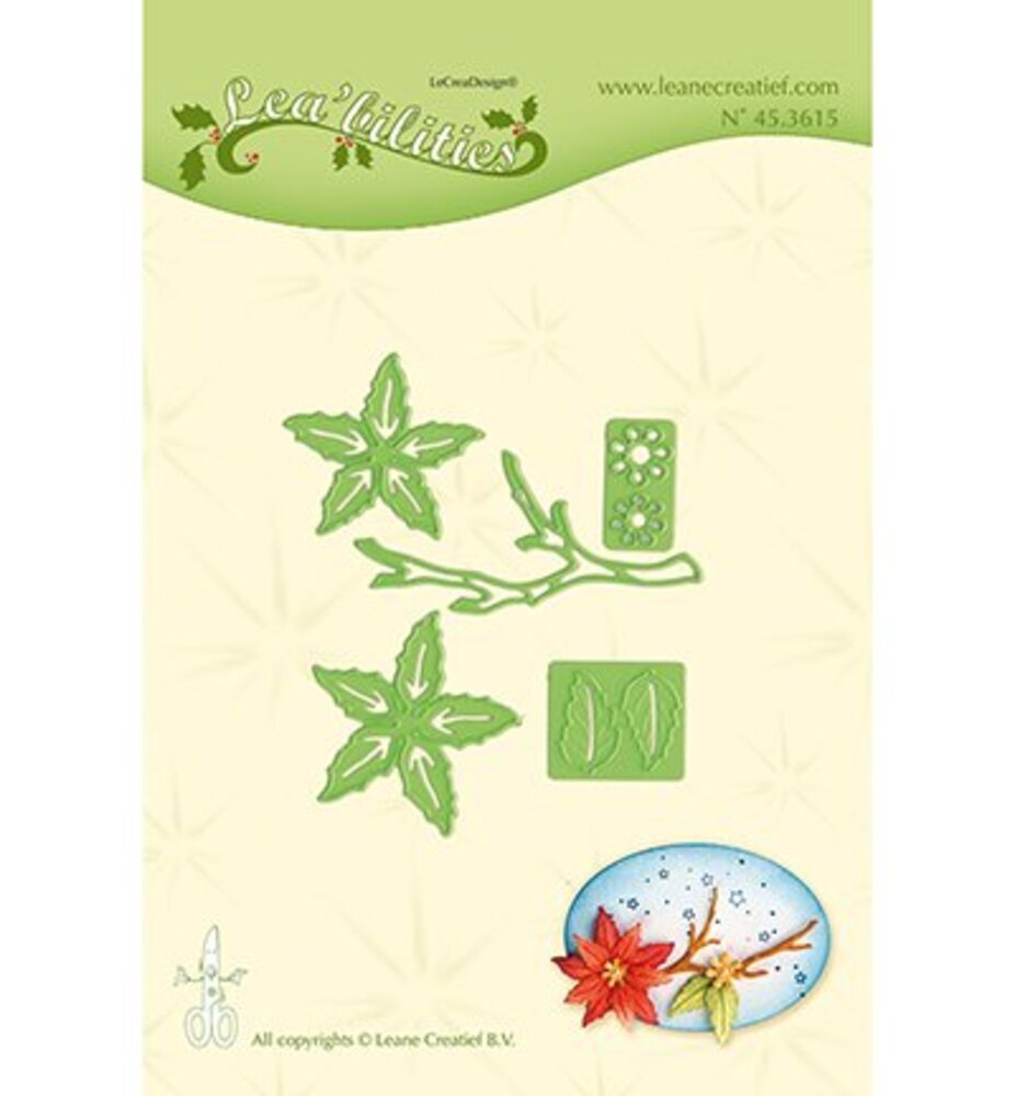 Leane Creatief Lea'bilities Poinsettia Small & Branche (45.3615)