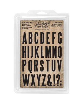 Idea-ology Block Uppercase Alpha 3,81 cm Cling Foam Stamps (TH93577)