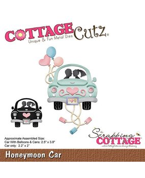 Scrapping Cottage CottageCutz Honeymoon Car (CC-320) Scrapping Cottage CottageCutz Honeymoon Car (CC-320)