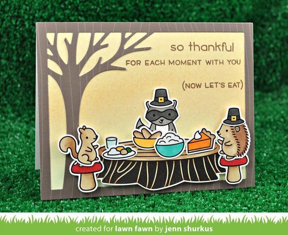 Lawn Fawn Forest Feast Clear Stamps (LF1464) Lawn Fawn Forest Feast Clear Stamps (LF1464)