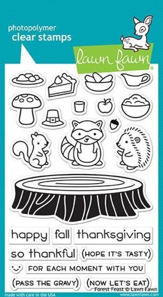 Lawn Fawn Forest Feast Clear Stamps (LF1464) Lawn Fawn Forest Feast Clear Stamps (LF1464)