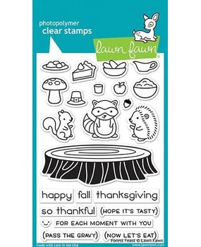 Lawn Fawn Forest Feast Clear Stamps (LF1464) Lawn Fawn Forest Feast Clear Stamps (LF1464)