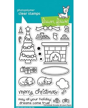 Lawn Fawn Christmas Dreams Clear Stamps (LF1466)