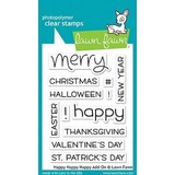 Lawn Fawn Happy Happy Happy Add-On Clear Stamps (LF1478)