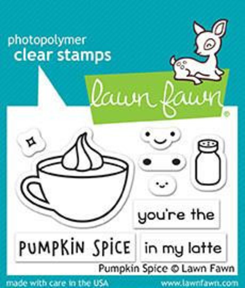 Lawn Fawn Pumpkin Spice Clear Stamps (LF1462) Lawn Fawn Pumpkin Spice Clear Stamps (LF1462)