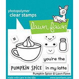 Lawn Fawn Pumpkin Spice Clear Stamps (LF1462)