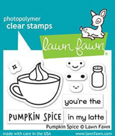 Lawn Fawn Pumpkin Spice Clear Stamps (LF1462) Lawn Fawn Pumpkin Spice Clear Stamps (LF1462)