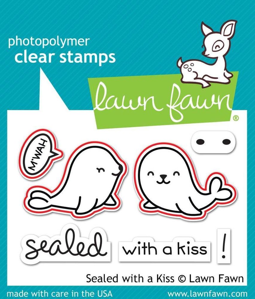 Lawn Fawn Sealed With A Kiss Dies (LF1291) Lawn Fawn Sealed With A Kiss Dies (LF1291)