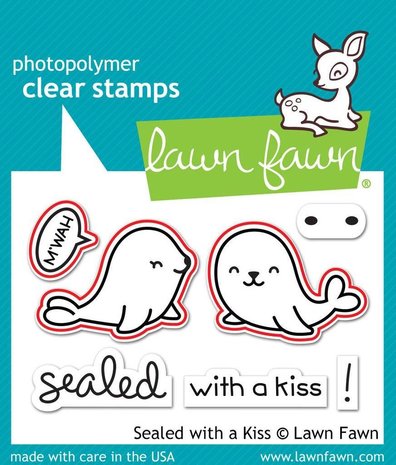 Lawn Fawn Sealed With A Kiss Dies (LF1291) Lawn Fawn Sealed With A Kiss Dies (LF1291)
