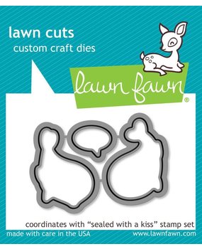 Lawn Fawn Sealed With A Kiss Dies (LF1291) Lawn Fawn Sealed With A Kiss Dies (LF1291)