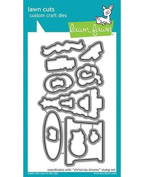 Lawn Fawn Christmas Dreams Dies (LF1467)