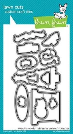 Lawn Fawn Christmas Dreams Dies (LF1467)