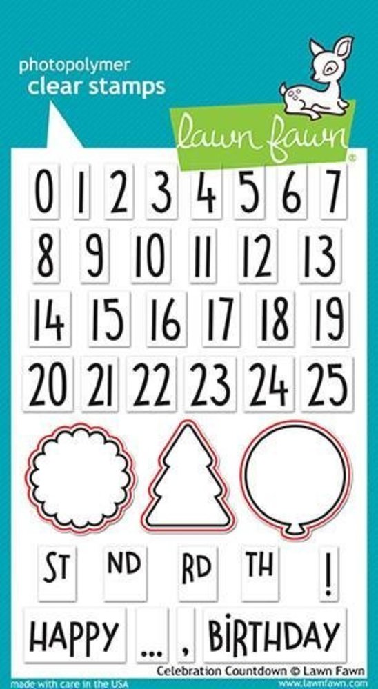 Lawn Fawn Celebration Countdown Dies (LF1477) Lawn Fawn Celebration Countdown Dies (LF1477)