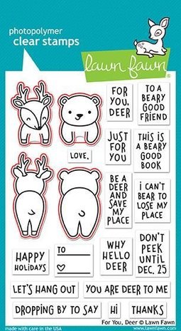 Lawn Fawn For You Deer Add-on Dies (LF1482) Lawn Fawn For You Deer Add-on Dies (LF1482)