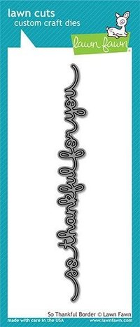Lawn Fawn So Thankful Border Die (LF1491)