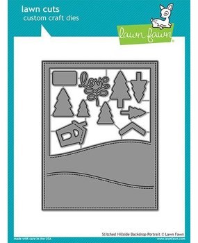 Lawn Fawn Stitched Hillside Backdrop: Portrait Die (LF1503) Lawn Fawn Stitched Hillside Backdrop: Portrait Die (LF1503)