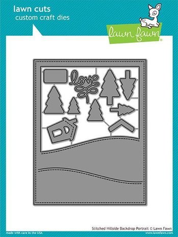 Lawn Fawn Stitched Hillside Backdrop: Portrait Die (LF1503) Lawn Fawn Stitched Hillside Backdrop: Portrait Die (LF1503)