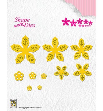 Nellie Snellen Shape Die Poinsettia (SD138)