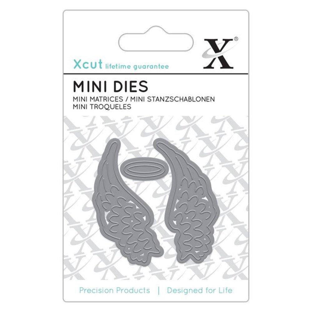 Xcut Mini Dies (3pc) - Angel Wings (XCU 503654)