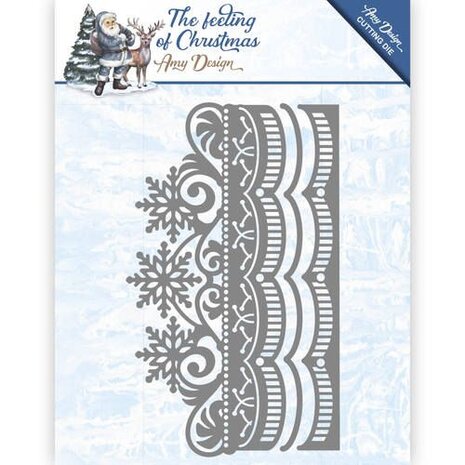 Amy Design The Feeling Of Christmas Ice Crystal Border Die (ADD10111) Amy Design The Feeling Of Christmas Ice Crystal Border Die (ADD10111)