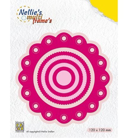 Nellie Snellen Multi Frame Rosette Round (MFD111) Nellie Snellen Multi Frame Rosette Round (MFD111)