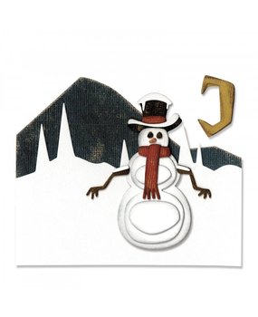Sizzix Thinlits Alterations Snowman Scene (662422)