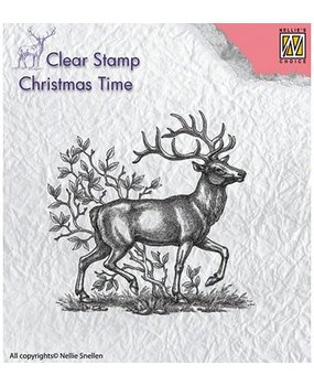 Nellie Snellen Reindeer Clear Stamp (CT020) Nellie Snellen Reindeer Clear Stamp (CT020)