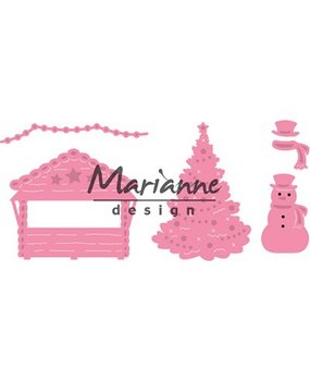 Marianne Design Collectable Village Decoration Set 5 (COL1440) Marianne Design Collectable Village Decoration Set 5 (COL1440)