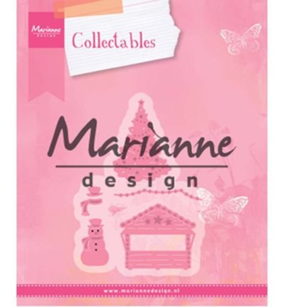Marianne Design Collectable Village Decoration Set 5 (COL1440) Marianne Design Collectable Village Decoration Set 5 (COL1440)