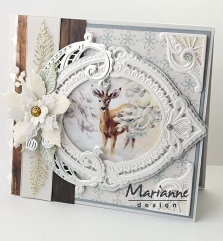 Marianne Design Creatable Petra's Oval & Corners (LR0485) Marianne Design Creatable Petra's Oval & Corners (LR0485)