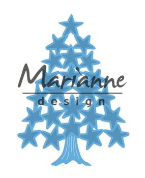 Marianne Design Creatable Tiny's Christmas Tree With Stars (LR0490)* Marianne Design Creatable Tiny's Christmas Tree With Stars (LR0490)*