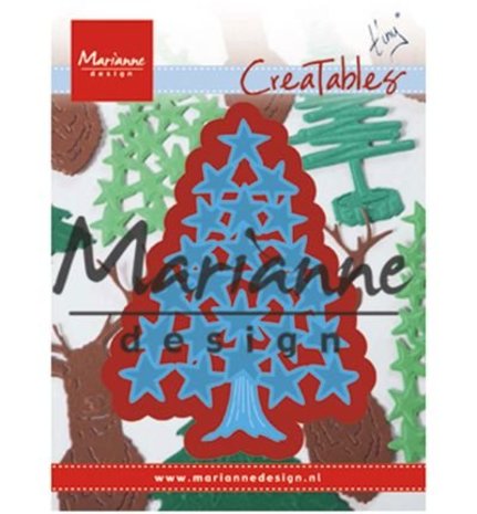 Marianne Design Creatable Tiny's Christmas Tree With Stars (LR0490) Marianne Design Creatable Tiny's Christmas Tree With Stars (LR0490)