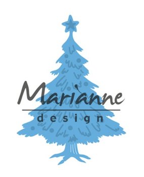 Marianne Design Creatable Tiny's Christmas Tree With Decorated (LR0491) Marianne Design Creatable Tiny's Christmas Tree With Decorated (LR0491)