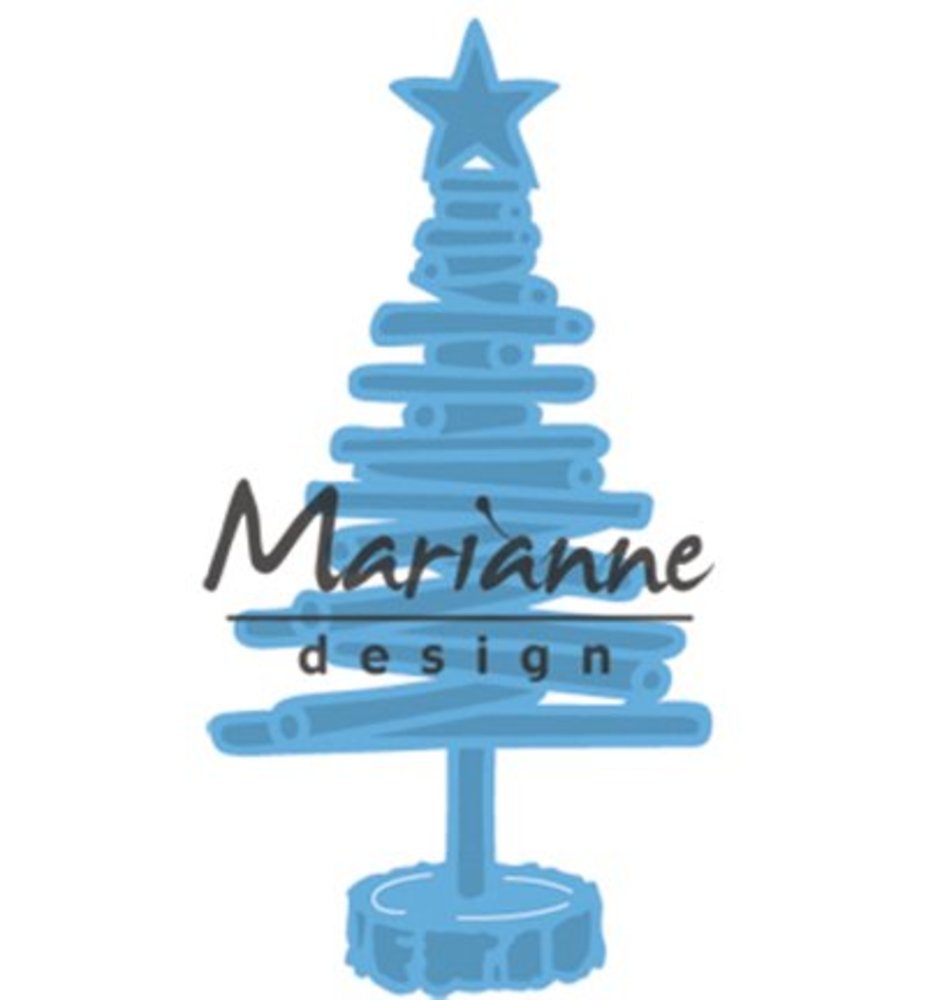 Marianne Design Creatable Tiny's Christmas Tree Wood (LR0492) Marianne Design Creatable Tiny's Christmas Tree Wood (LR0492)