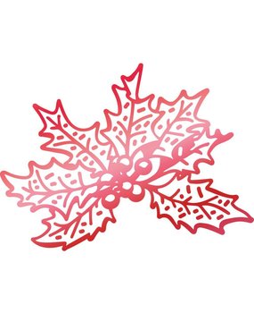 Couture Creations Hot Foil Stamp Christmas Holly (CO725527) Couture Creations Hot Foil Stamp Christmas Holly (CO725527)