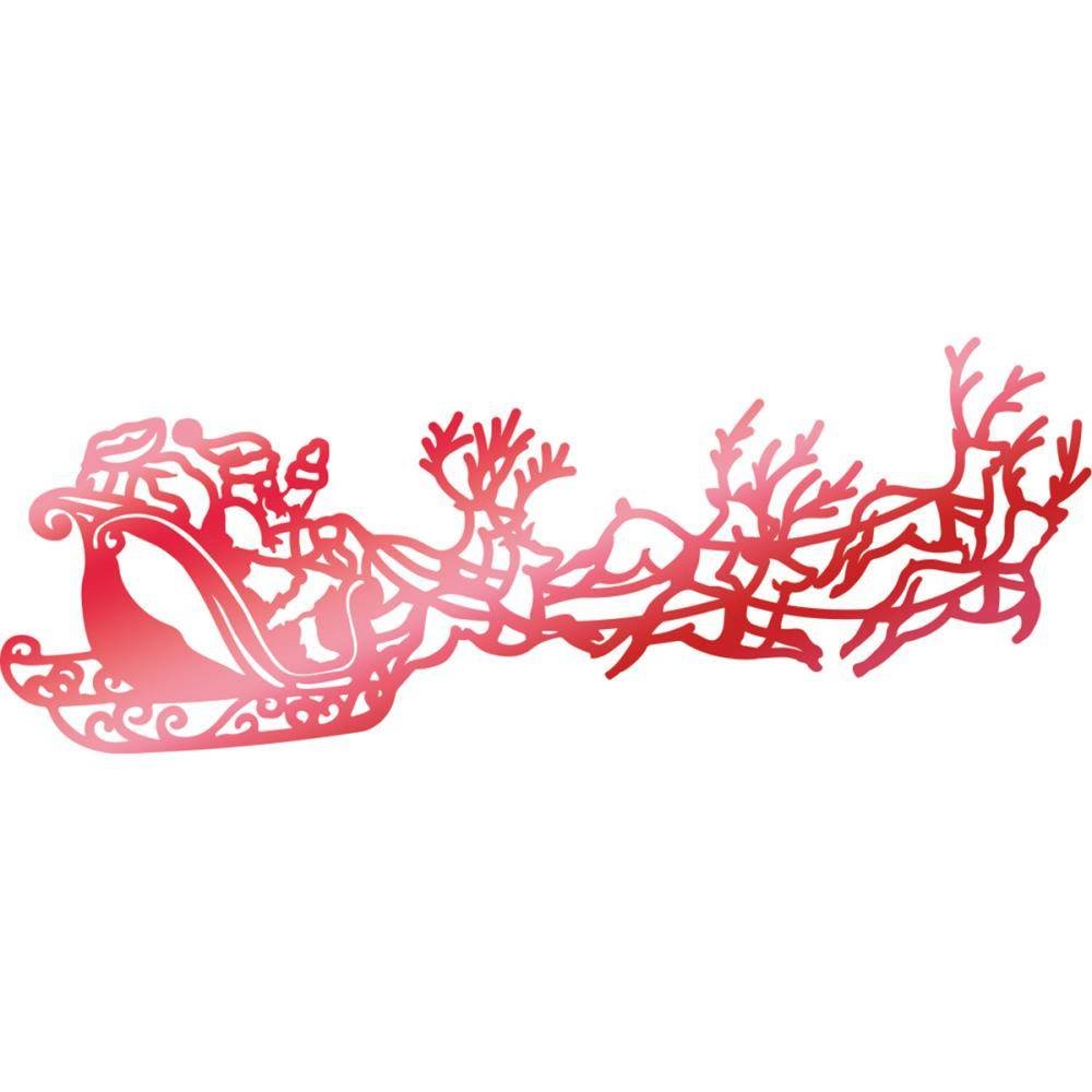 Couture Creations Hot Foil Stamp Santa's Sleigh (CO725532)