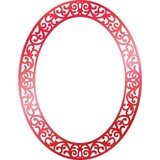 Couture Creations Hot Foil Stamp Ornate Christmas Frame (CO725534)