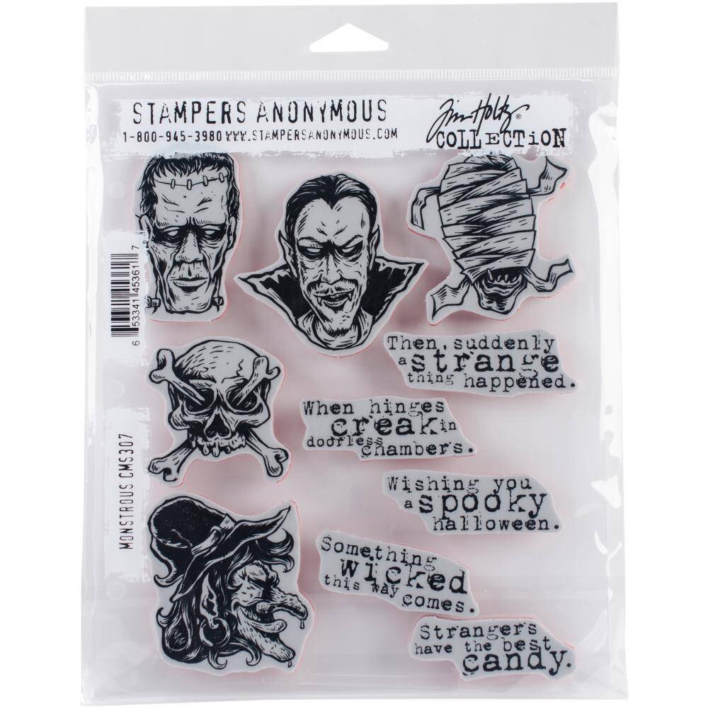 Stampers Anonymous Cling Stamps Monstrous (CMS307) Stampers Anonymous Cling Stamps Monstrous (CMS307)