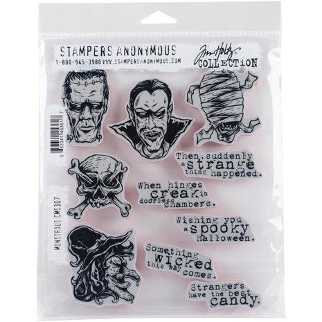 Stampers Anonymous Cling Stamps Monstrous (CMS307) Stampers Anonymous Cling Stamps Monstrous (CMS307)