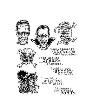 Stampers Anonymous Cling Stamps Monstrous (CMS307) Stampers Anonymous Cling Stamps Monstrous (CMS307)