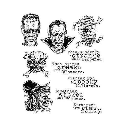 Stampers Anonymous Cling Stamps Monstrous (CMS307) Stampers Anonymous Cling Stamps Monstrous (CMS307)