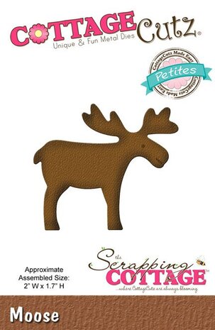 Scrapping Cottage CottageCutz Moose (Petites) (CCP-051) Scrapping Cottage CottageCutz Moose (Petites) (CCP-051)