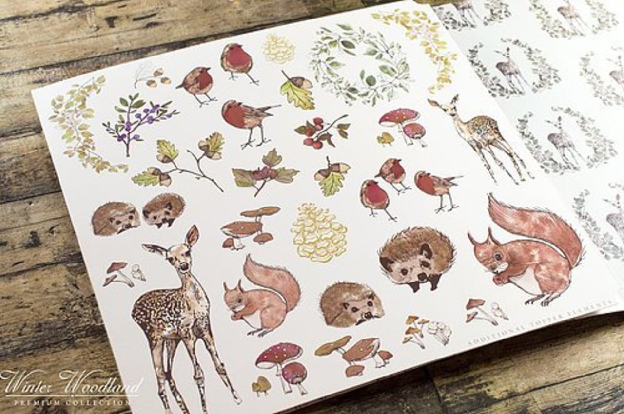 Craft Consortium Winter Woodland 12x12 Inch Paper Pad (CCPPAD006) Craft Consortium Winter Woodland 12x12 Inch Paper Pad (CCPPAD006)